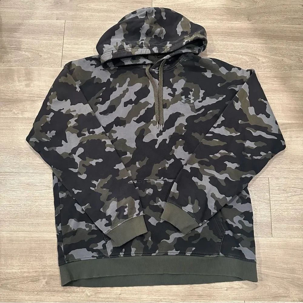 Under Armour Camo Relaxed Sweater Hoody Casual Streetwear Sweatshirt
